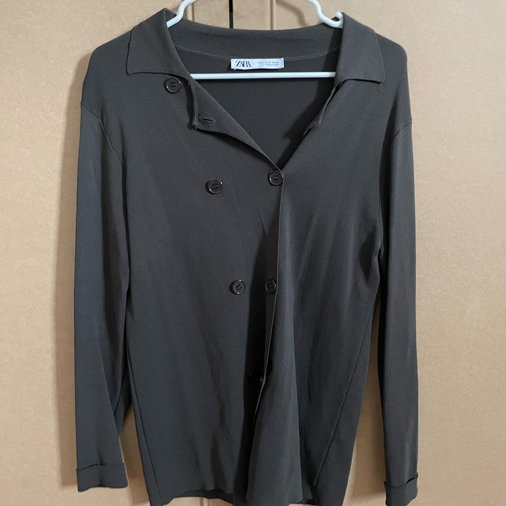 Zara fluid viscose shirt with buttons